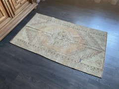 Vintage Rug For Living Room, 4×6 Handmade Rug For Bedroom, Outdoor Rugs