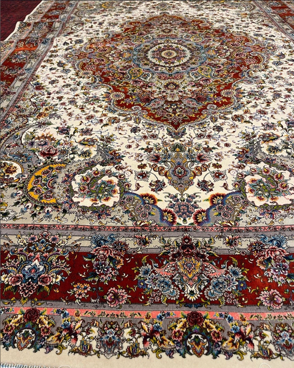 100% Silk Wool Rugs Size 7×10. Free Shipping gallery