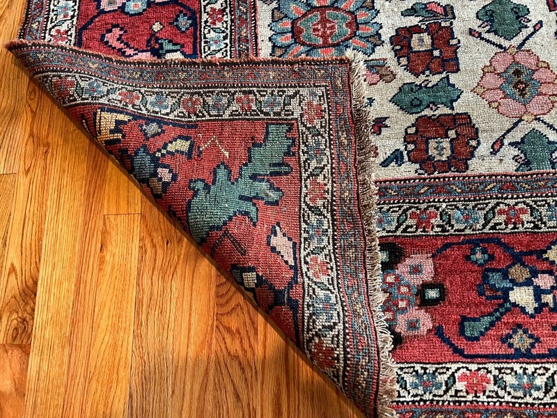 Genuine Antique Oriental Rug. Bidjar c.1900 gallery