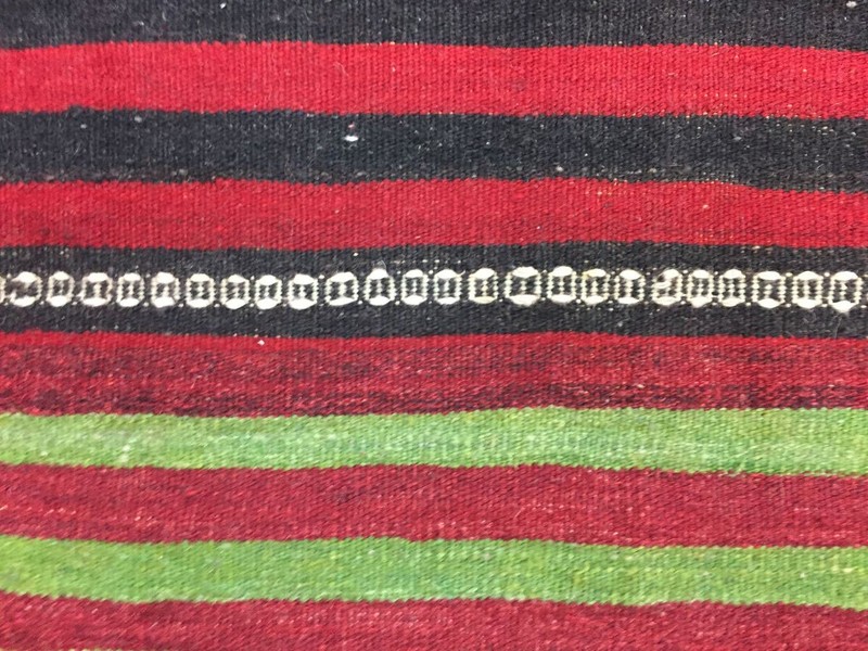 Vintage Turkish Kilim Kelim Rug 270x150cm shabby chic wool, country home, Large gallery