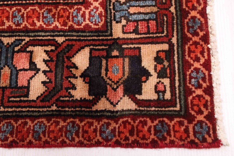 Vintage Traditional Hand-Knotted Area Rug 6'11" x 9'8" Oriental Wool Carpet gallery