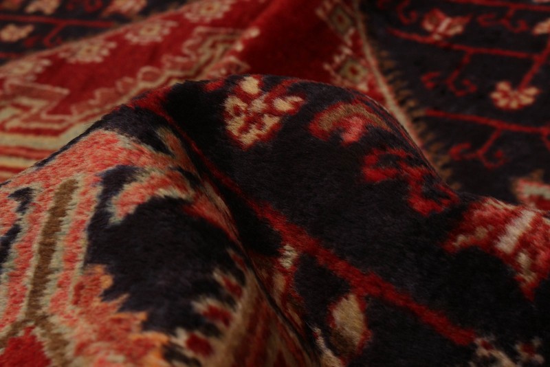 Vintage Hand-Knotted Carpet 4'8" x 6'10" Traditional Oriental Wool Area Rug gallery