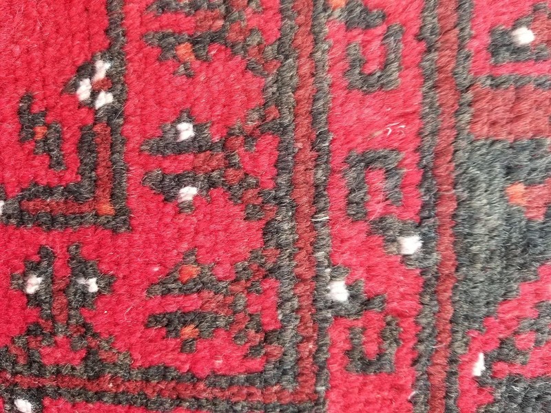 Vintage Handmade Pakistani Bokhara Wool Multicolor Runner Rug 318 x 117 cm gallery