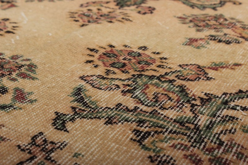 Traditional Vintage Hand-Knotted Area Rug 3'9" x 6'7" Oriental Wool Carpet gallery