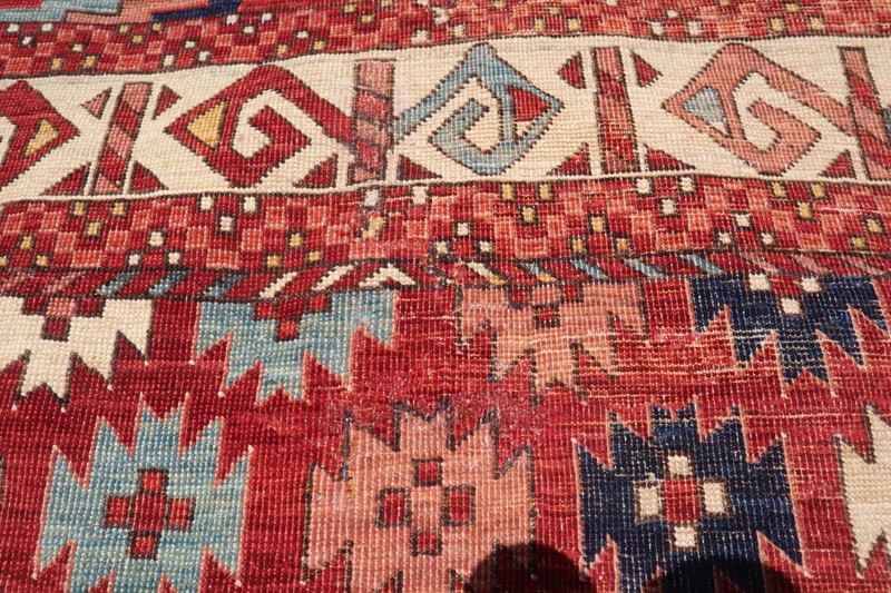 COLLECTORS ITEM Semi Antique Yamut Turkoman Natural Vegetable Dye Fine Woven Rug gallery
