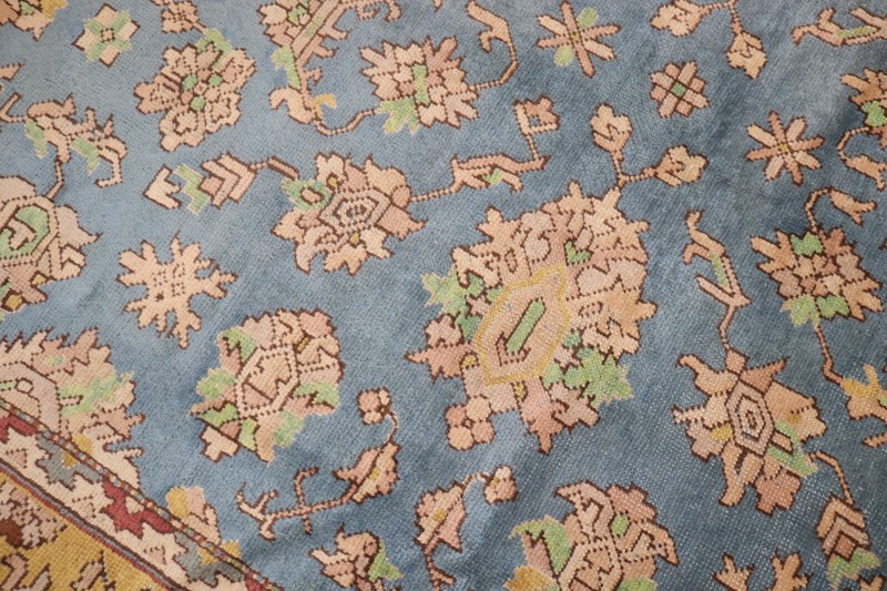 Antique Gorgeous Turkish Oushak Ushak Rug Size 11'2''x16'1'' gallery