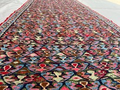 75 x 270 cm Stunning Vintage Super Fine Quality Senneh Knots Contemporary Runner