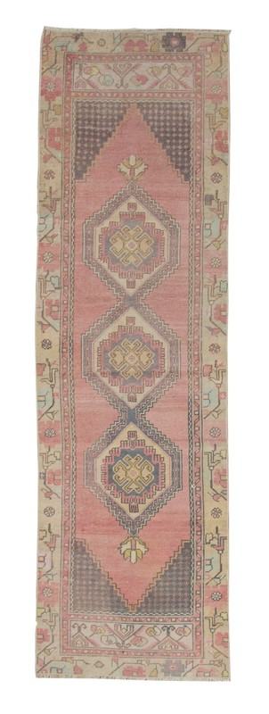 2'9 X 9 feet Runner Rug,Turkish Runner,Vintage Runner,Oushak Rug,Floor Rug gallery