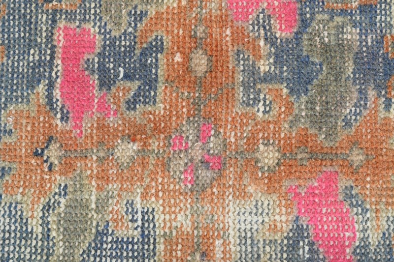 4x7 Turkish Antique Area Rug Anatolian Hand-Knotted Vintage Oushak Carpet,830 gallery