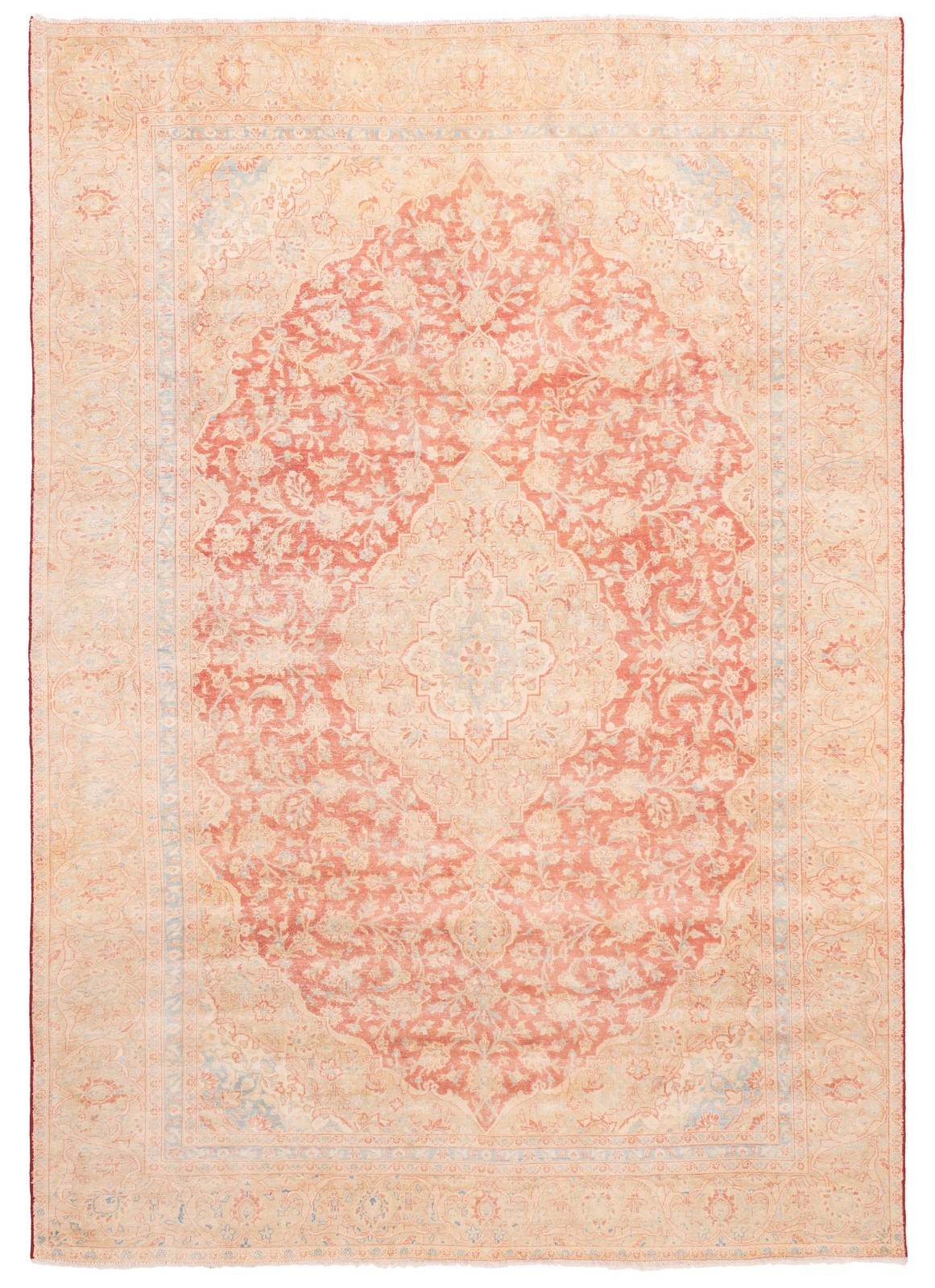 Traditional Vintage Hand-Knotted Oriental Carpet 8'10" x 12'6" Wool Area Rug gallery