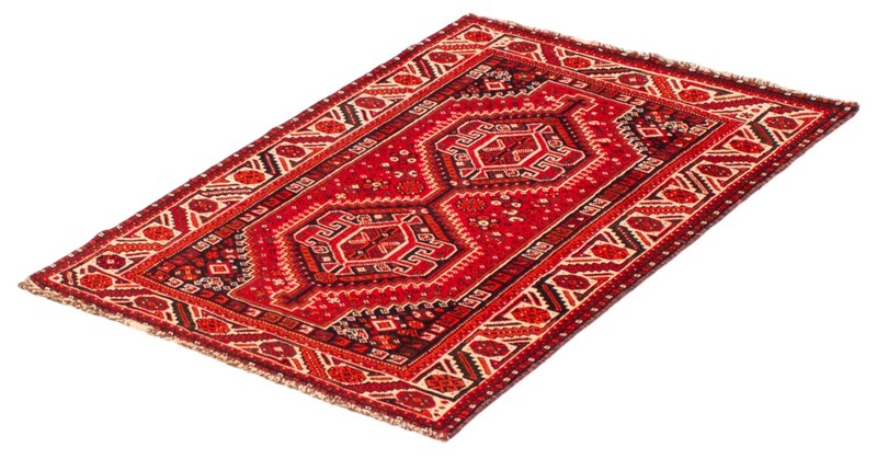 Vintage 3'7" x 4'11" Traditional Hand Knotted Vegetable Dye Wool Area Rug gallery