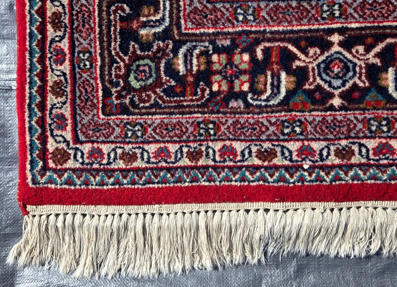 Indo Bidjar 114" x 71" hand tied oriental wool rug (10' x 6' room size) gallery