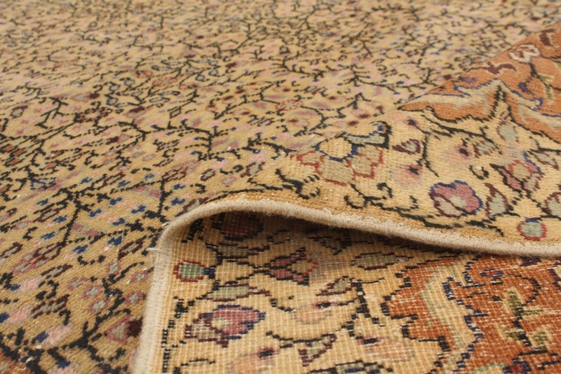Traditional Vintage Hand-Knotted Oriental Carpet 6'7" x 9'5" Wool Area Rug gallery