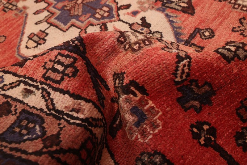 Vintage 3'6" x 8'10" Traditional Hand Knotted Vegetable Dye Wool Area Rug gallery