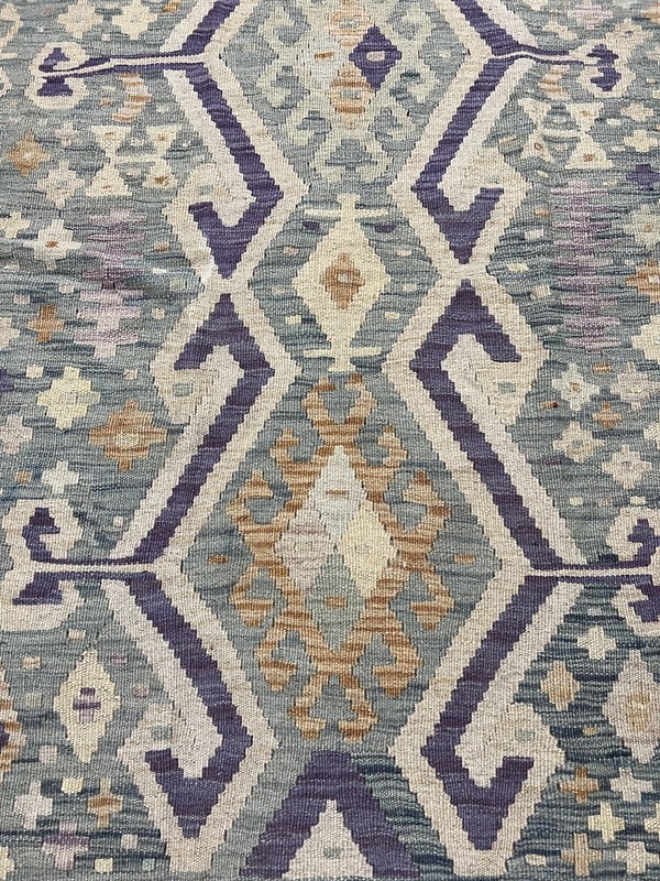 Vintage Kilim Traditional Hand Made Oriental Wool Kilim 5ftx3.2ft 158cmx107cm gallery