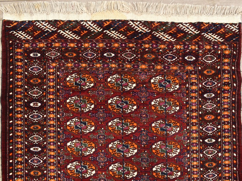 Turkoman Rug 44''x68'' Hand Woven Oriental Carpet 112x175cm Tribal Eclectic Rug gallery