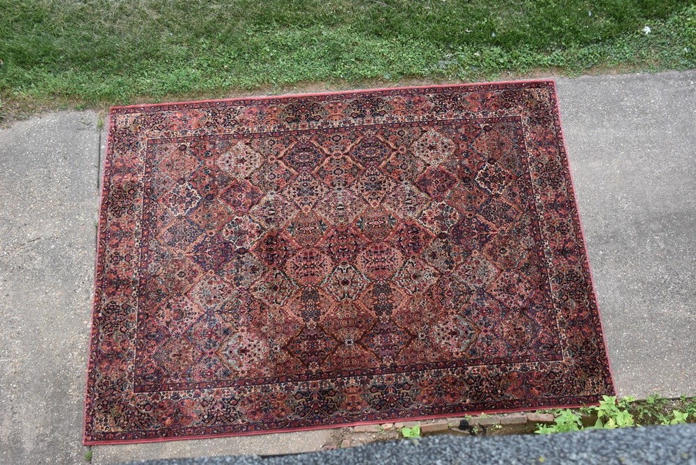 Vintage KARASTAN RUG 700 Series 717 Multi Color Panel Kirman 10x14 Nice