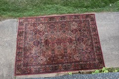 Vintage KARASTAN RUG 700 Series 717 Multi Color Panel Kirman 10×14 Nice