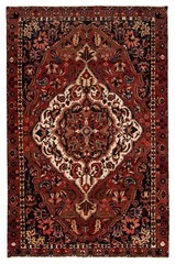 Vintage 6’3″ x 9’8″ Traditional Hand Knotted Vegetable Dye Wool Area Rug