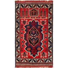 Comfortable Islamic Prayer Rug Muslim Prayer Mat 4.4×2.9ft