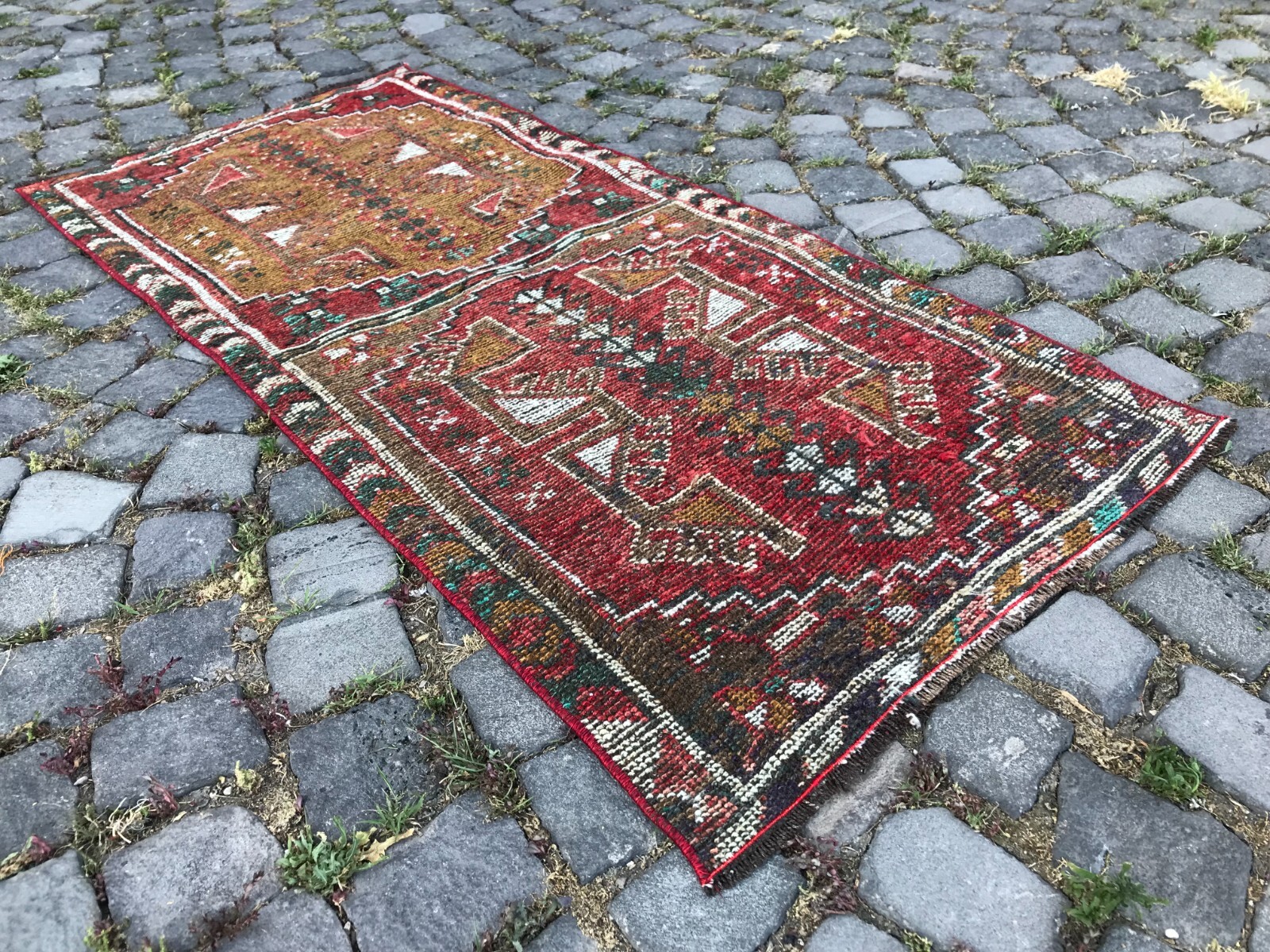 Handmade Rug Turkish Area Rug Vintage Rug Oushak Rug Antique Rug Bohemian Rug gallery