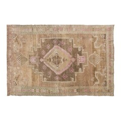 Large Rug, Large Oushak Rug,Turkish Rug,Area Rug,Vintage Rug,6.11 x 11.2 feet