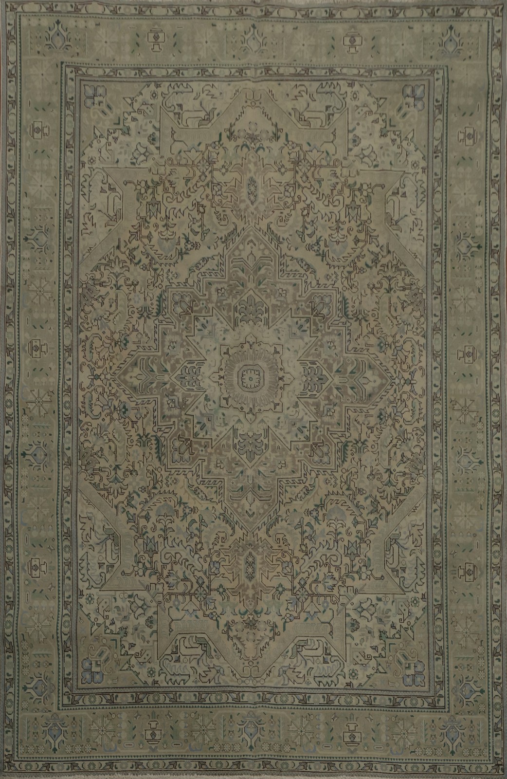 Ornate Living Room Area Rug 8x11 with Traditional Medallion Design Handmade Rug gallery