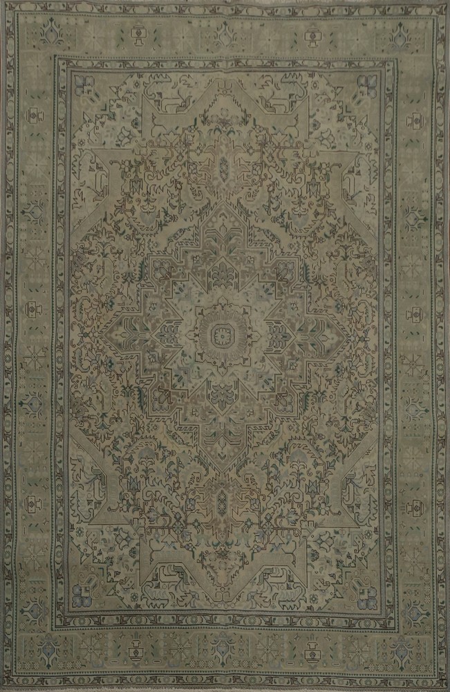Ornate Living Room Area Rug 8x11 with Traditional Medallion Design Handmade Rug
