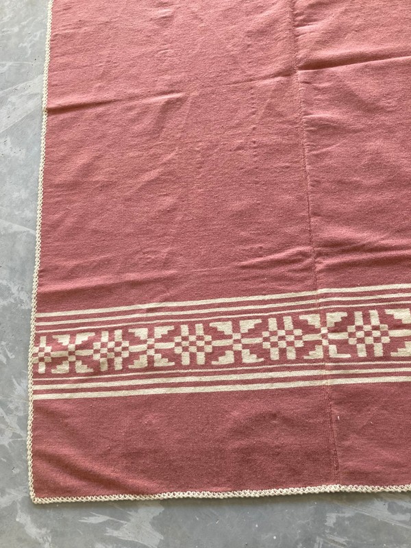 Vintage Traditional Handmade Geometric flat-weave Kilim Floor Rug 216x151 cm gallery