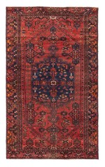 Traditional Vintage Hand-Knotted Area Rug 3’11” x 6’8″ Oriental Wool Carpet