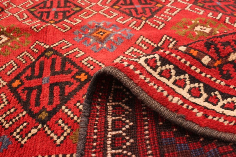 Traditional Vintage Hand-Knotted Area Rug 4'11" x 9'10" Oriental Wool Carpet gallery