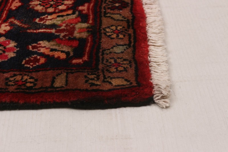 Vintage Traditional Hand-Knotted Area Rug 4'2" x 9'2" Oriental Wool Carpet gallery
