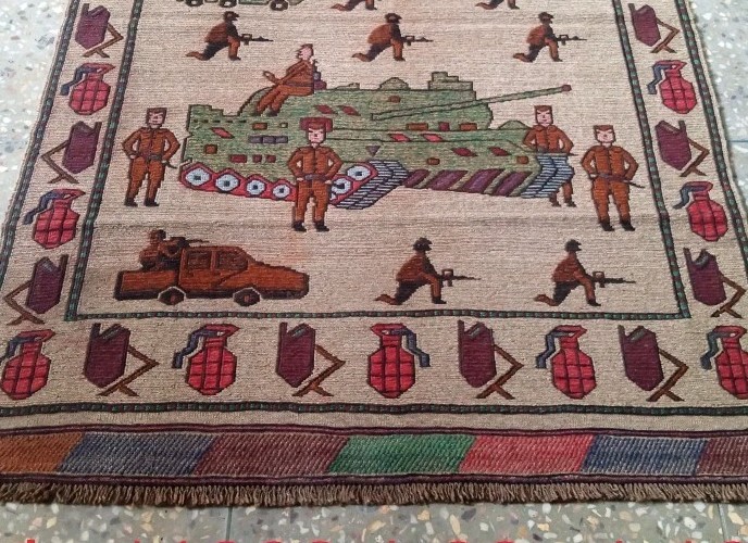 Handmade Afghan amazing Killim War rugs Great Quality Size 182x116cm gallery