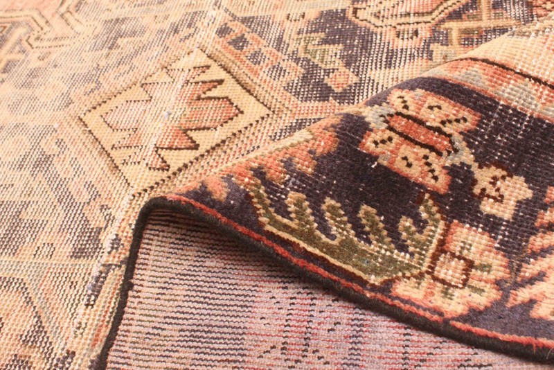 Vintage Traditional Hand-Knotted Area Rug 4'11" x 8'2" Oriental Wool Carpet gallery
