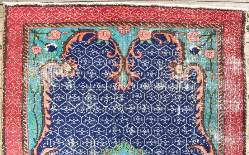 Turkish Rug 5x8 Handwoven Oushak Rug 161x269cm Natural Wool Carpet Muted Rug gallery