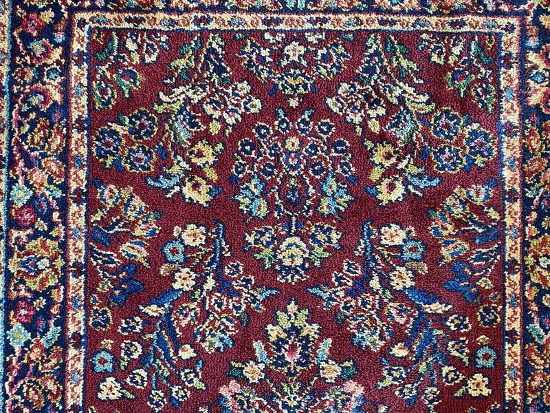 Karastan Rug 2’6”x 4’3” Red Sarouk Rug Series #700 Style 785 Wool Pile #2 SF gallery