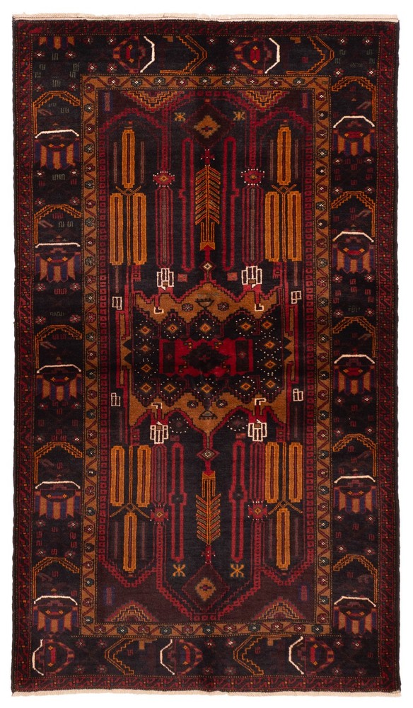 Traditional Vintage Hand-Knotted Area Rug 3'10" x 6'9" Oriental Wool Carpet