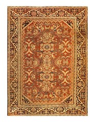 Rust Antique Mahal 9′ X 12′