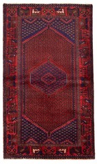 Vintage 4’2″ x 7’2″ Traditional Hand Knotted Vegetable Dye Wool Area Rug