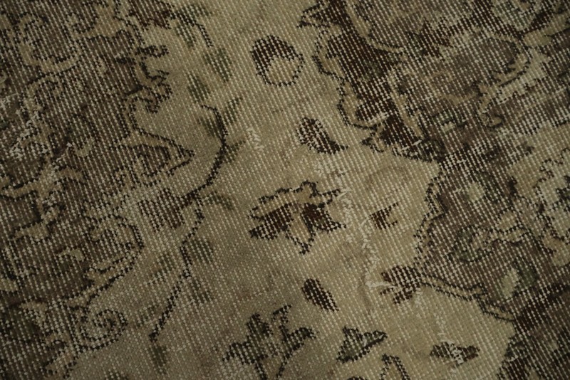 Exquisite Vintage Beige Rug 5x10 Hand-knotted Wool Distressed Turkish Carpet gallery