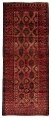 Vintage 5’0″ x 12’4″ Traditional Hand Knotted Vegetable Dye Wool Area Rug