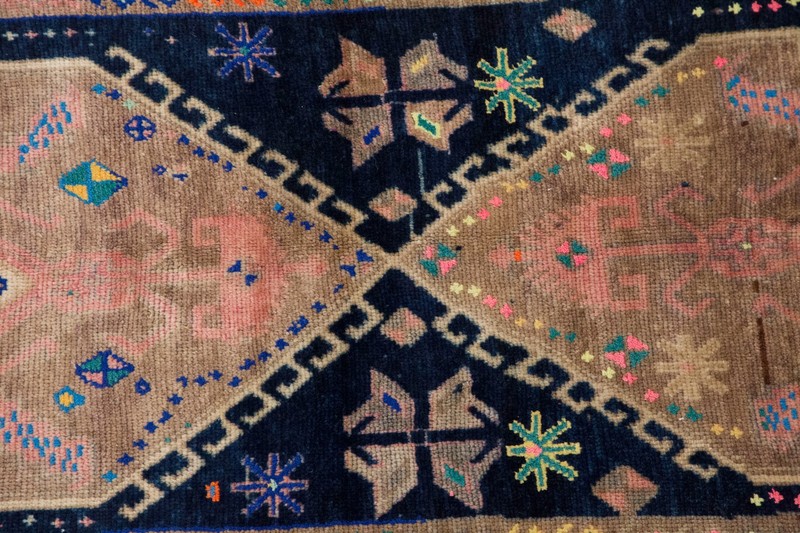 60+ Year Old One-of-a-Kind Kurdish Herki Runner Runner 93x285 cm / 3x9.4 ft gallery