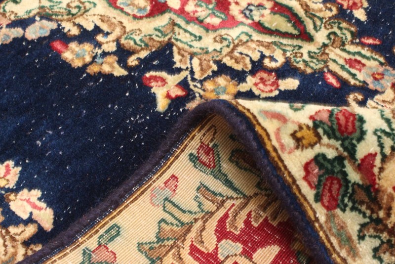 Vintage 3'9" x 7'0" Traditional Hand Knotted Vegetable Dye Wool Area Rug gallery