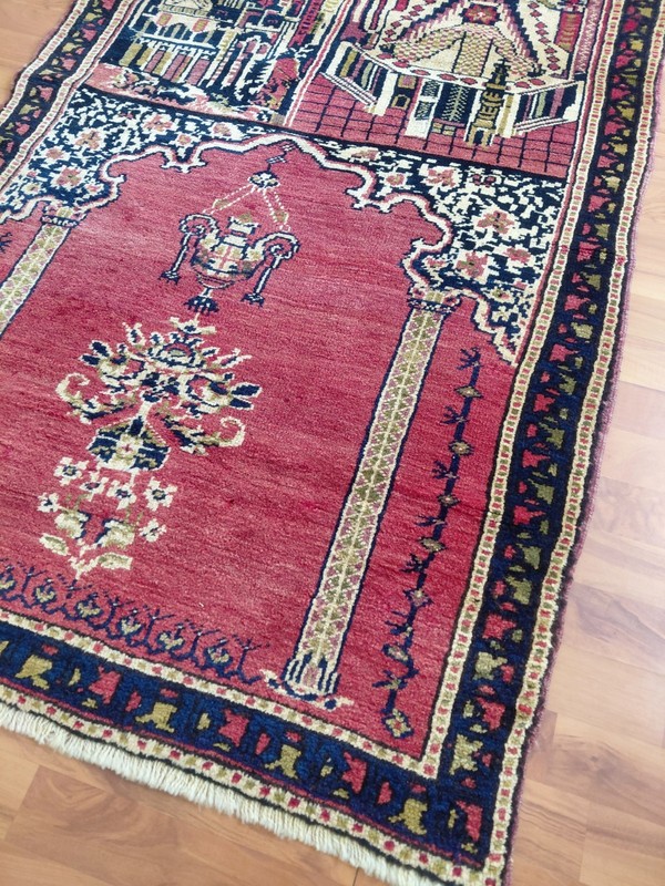 4X5 Columned Picture Carpet Antique Prayer Rug High Quality Special Rug gd gallery