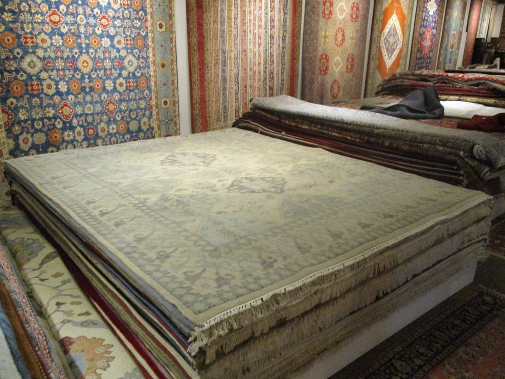 8x10 Amazing Lovely Design Vegetable Dye Handmade-knotted Wool Rug 585755