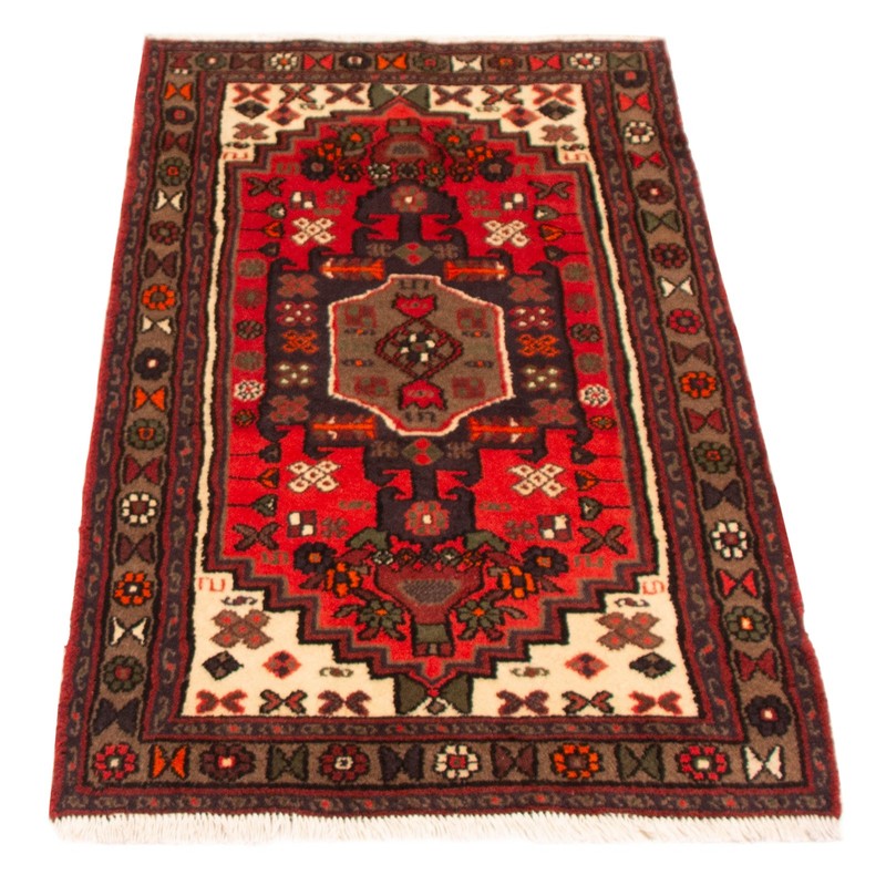 Vintage Hand-Knotted Carpet 3'1" x 5'9" Traditional Oriental Wool Area Rug gallery