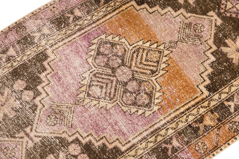 Turkish Runner,Vintage Runner,Oushak Rug,Floor Rug,Runner Rug, 3'5 X 11'5 feet gallery