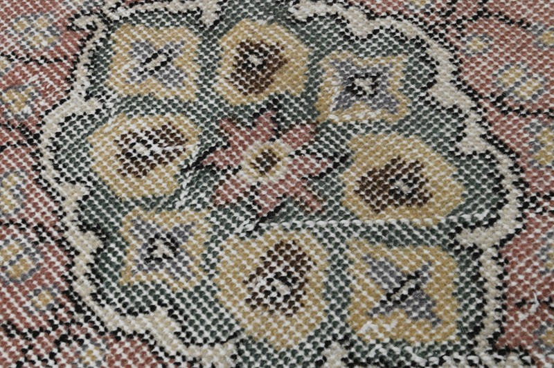 Oushak Turkish Vintage Rug 5x9 Kilim Rug Anatolian Handmade Boho Decor PINK gallery