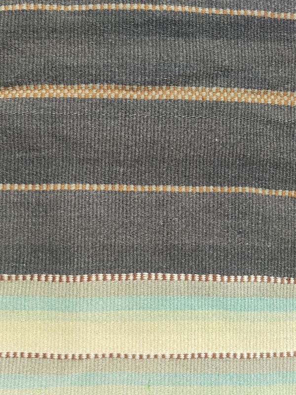 Vintage Traditional Handcrafted Lovely Striped Rug for Home Décor 155x134 cm gallery