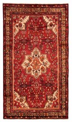 Vintage Hand-Knotted Area Rug 4’6″ x 8’2″ Traditional Oriental Wool Carpet